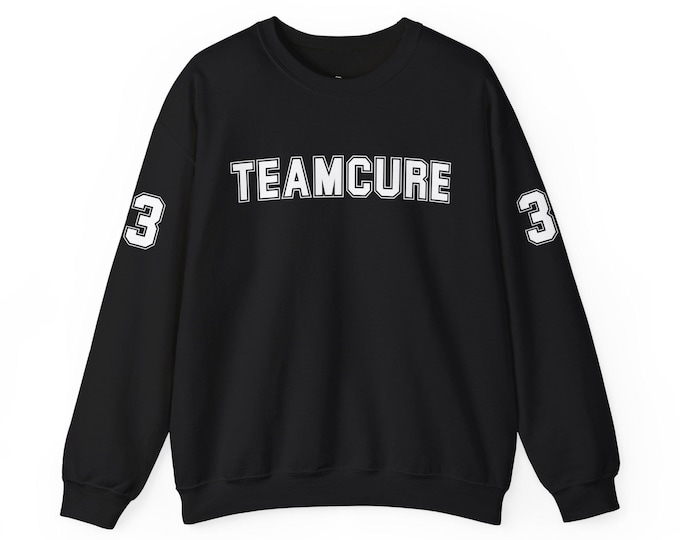 Customizable TEAMCURE Sweatshirt | Unisex Football Sweatshirt Cure Fan Apparel