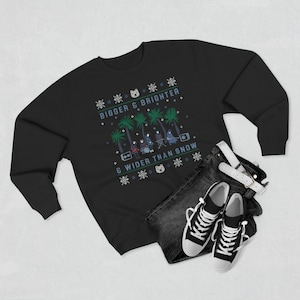 The Cure Ugly Christmas-sweater, uniseks katoenmix sweatshirt met ronde hals