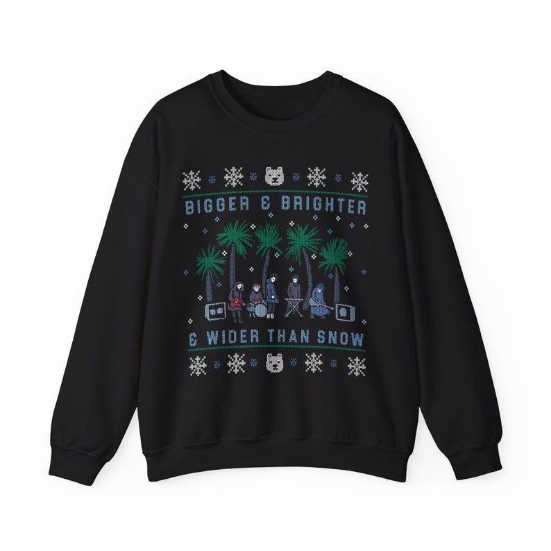 The Cure Ugly Christmas Sweater Unisex Heavy Blend™ Crewneck Sweatshirt image 1