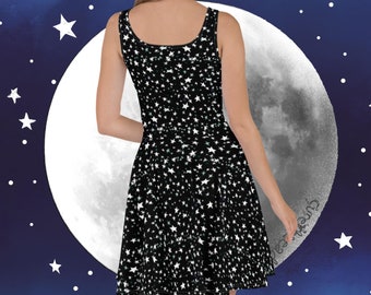 Underneath the Stars Celestial A-Line Twirl Dress