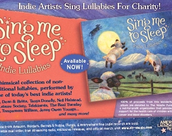 Sing Me to Sleep - Indie Lullabies CD Baby Shower Gift
