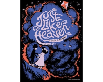 Poster Print, The Cure Just Like Heaven, Robert and Mary Satin Poster Print, Band Music Fan Gift, Wall Art Decor