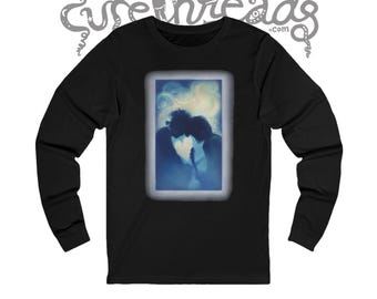 Curethreads Long Sleeve Tee | The Cure-inspired Tshirt - Glastonbury 1995 Inspired Illustration