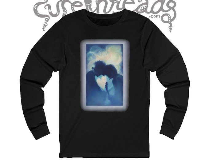 Curethreads Long Sleeve Tee | The Cure-inspired Tshirt - Glastonbury 1995 Inspired Illustration