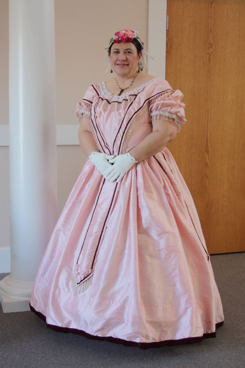 civil war ball gowns