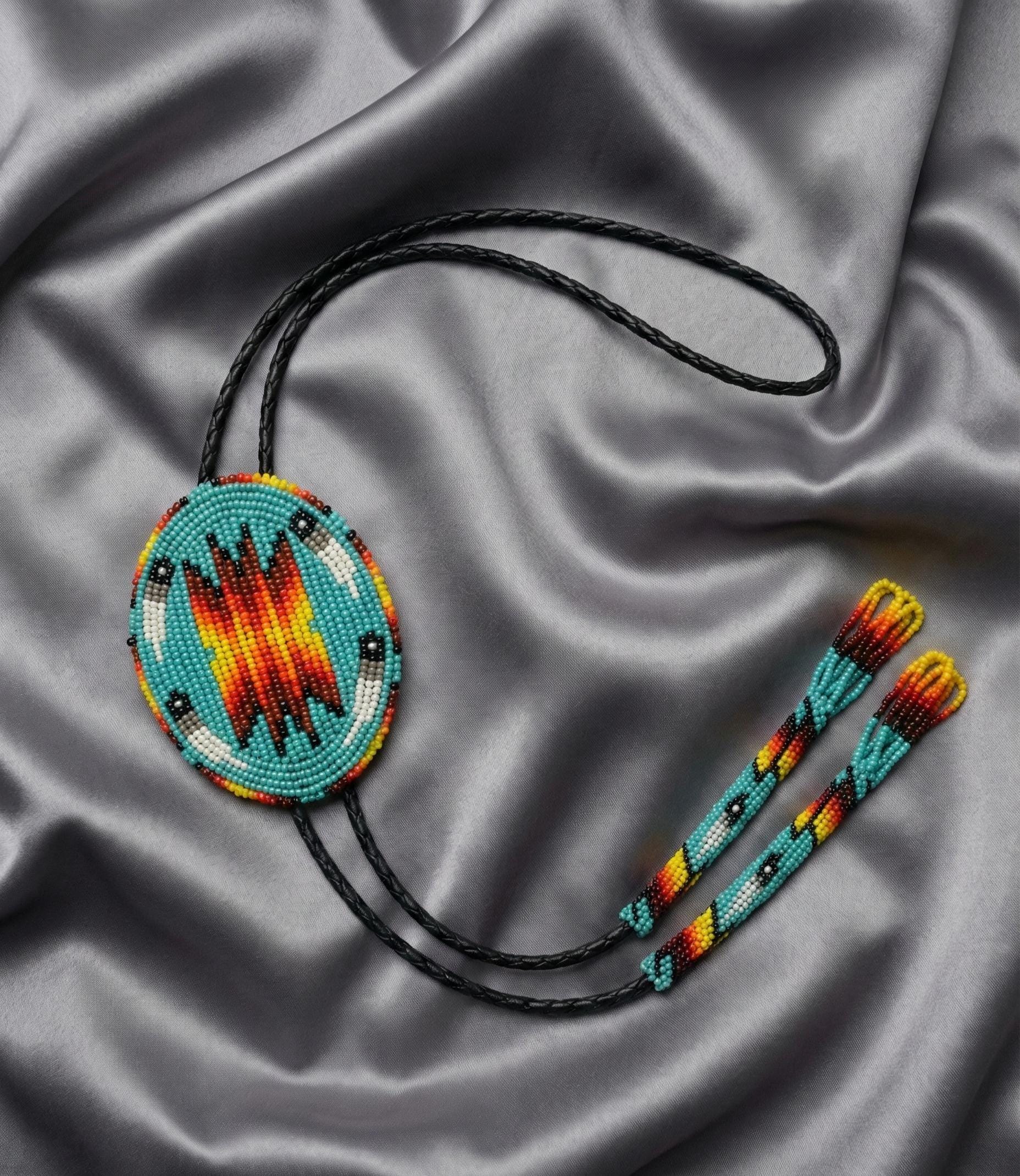 Seed Bead Bolo Tie - Etsy display picture 3