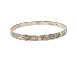 60s Vintage Mexican Silver Bangle Vintage Mexican Silver Bangles