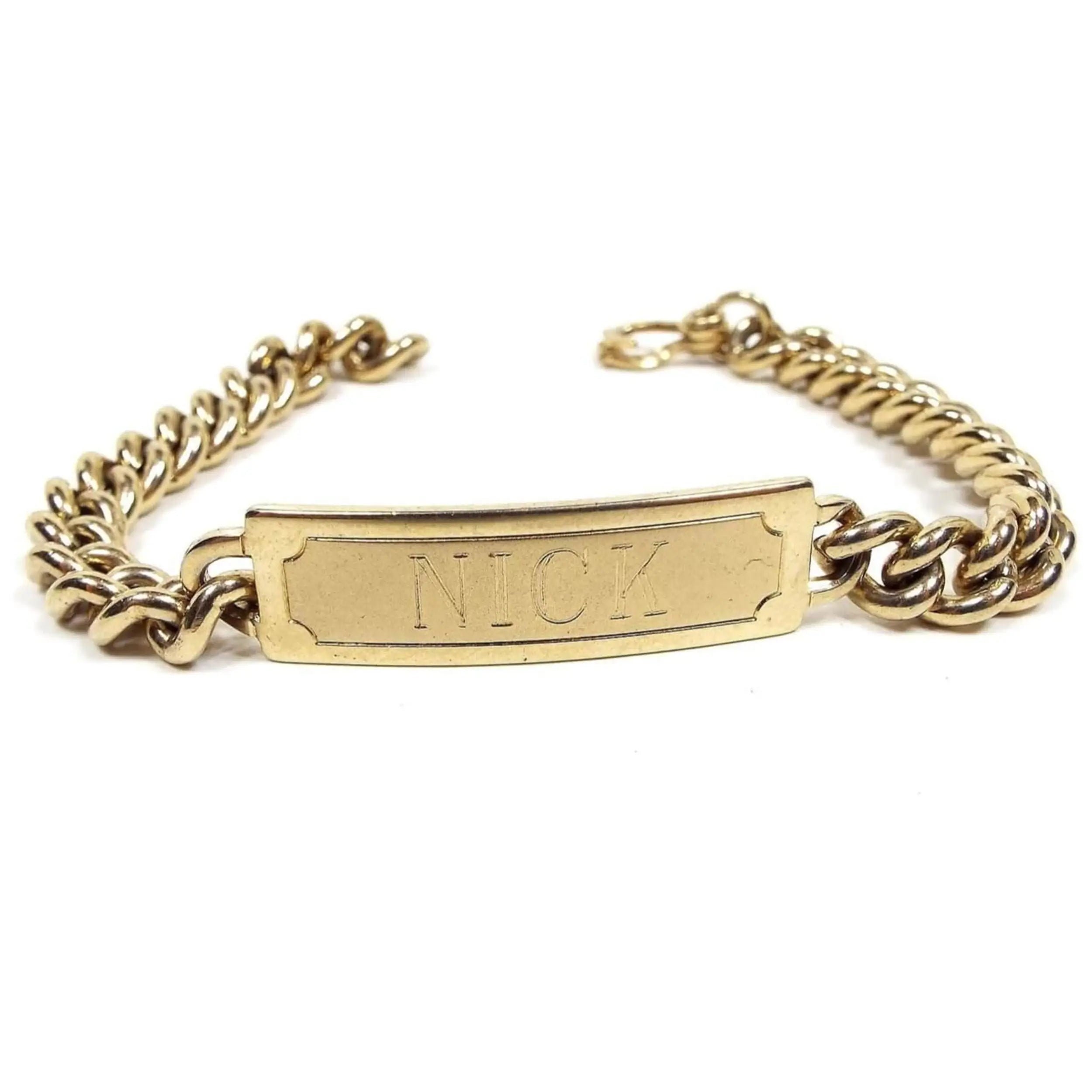 Engraved Bracelet Speidel 14k Bracelet Speidel Engraved Name