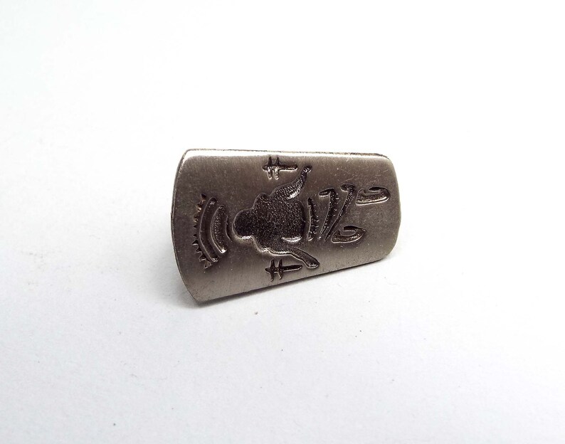 Southwestern Style Retro 1980s Kachina Vintage Tie Tack