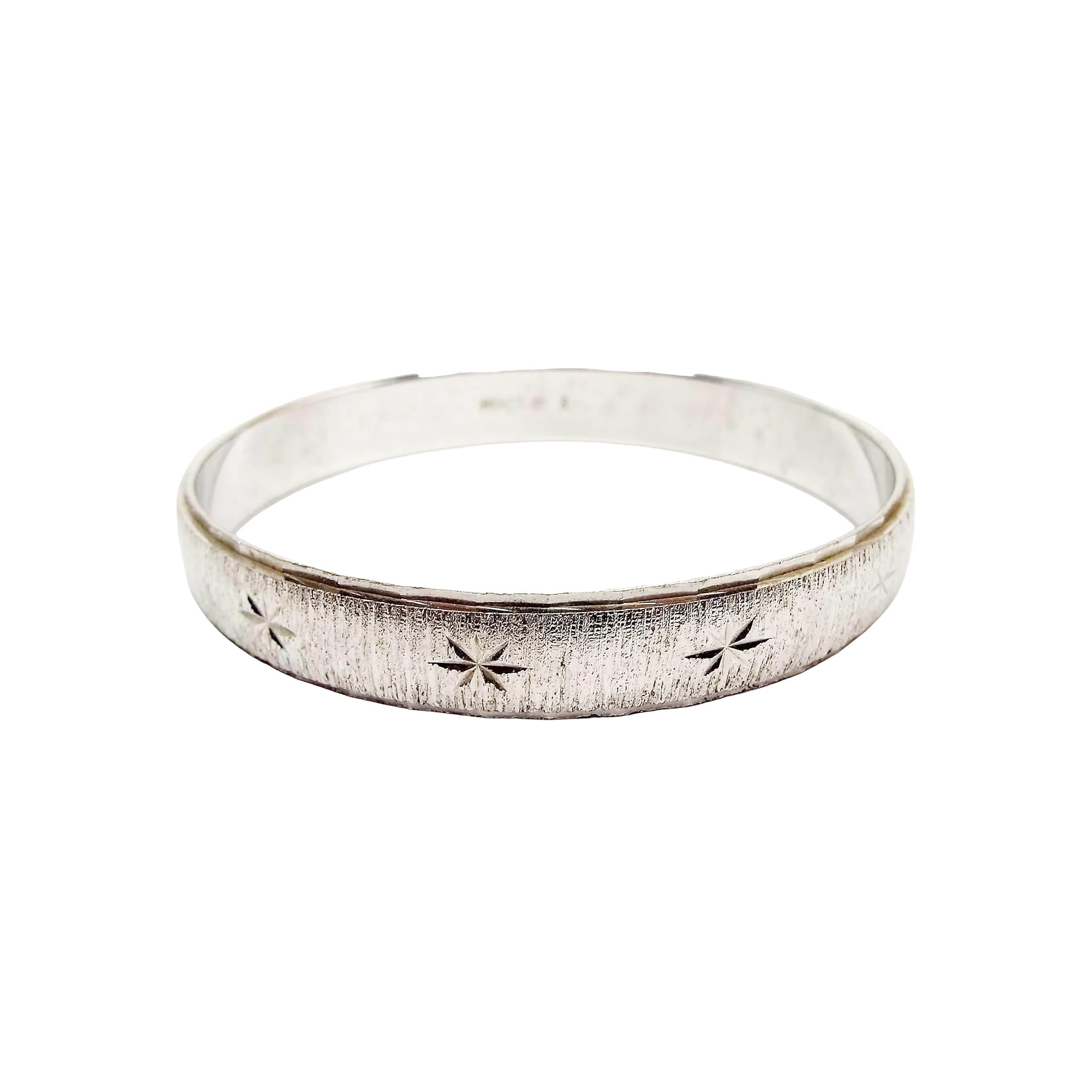 Vintage Monet Atomic Starburst Silver Tone Bangle Bracelet - Etsy
