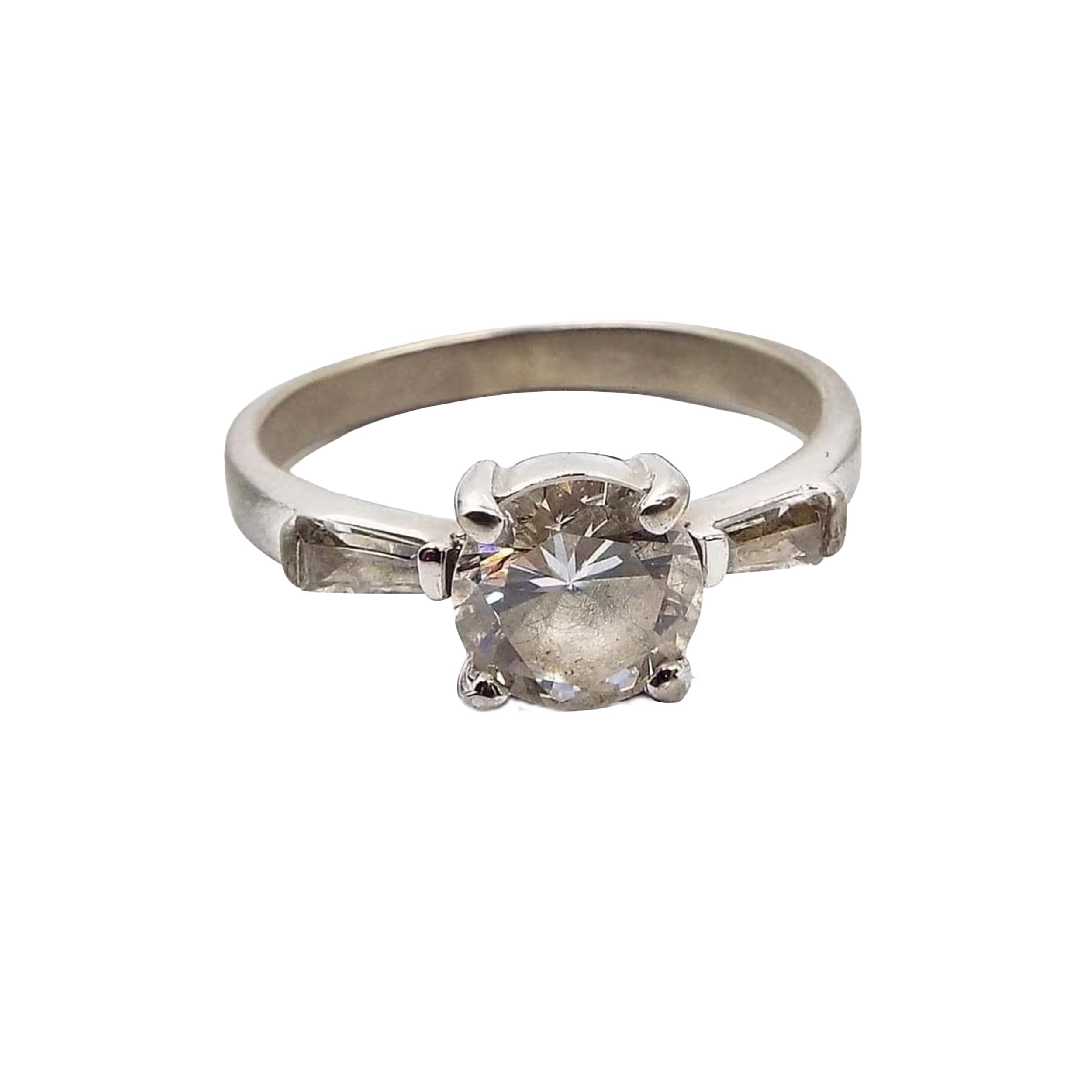 ヴィンテージ スターリングシルバー CZ リング - Etsy 日本