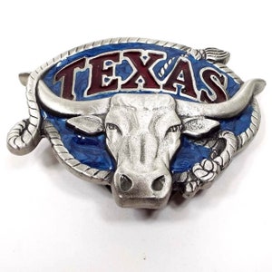 Great American Buckle Company Retro Vintage Texas Belt Buckle