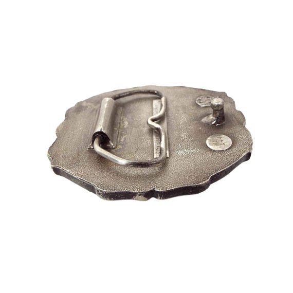 Vintage Bergamot Brass Works Pewter Horse Belt Buckle - Etsy