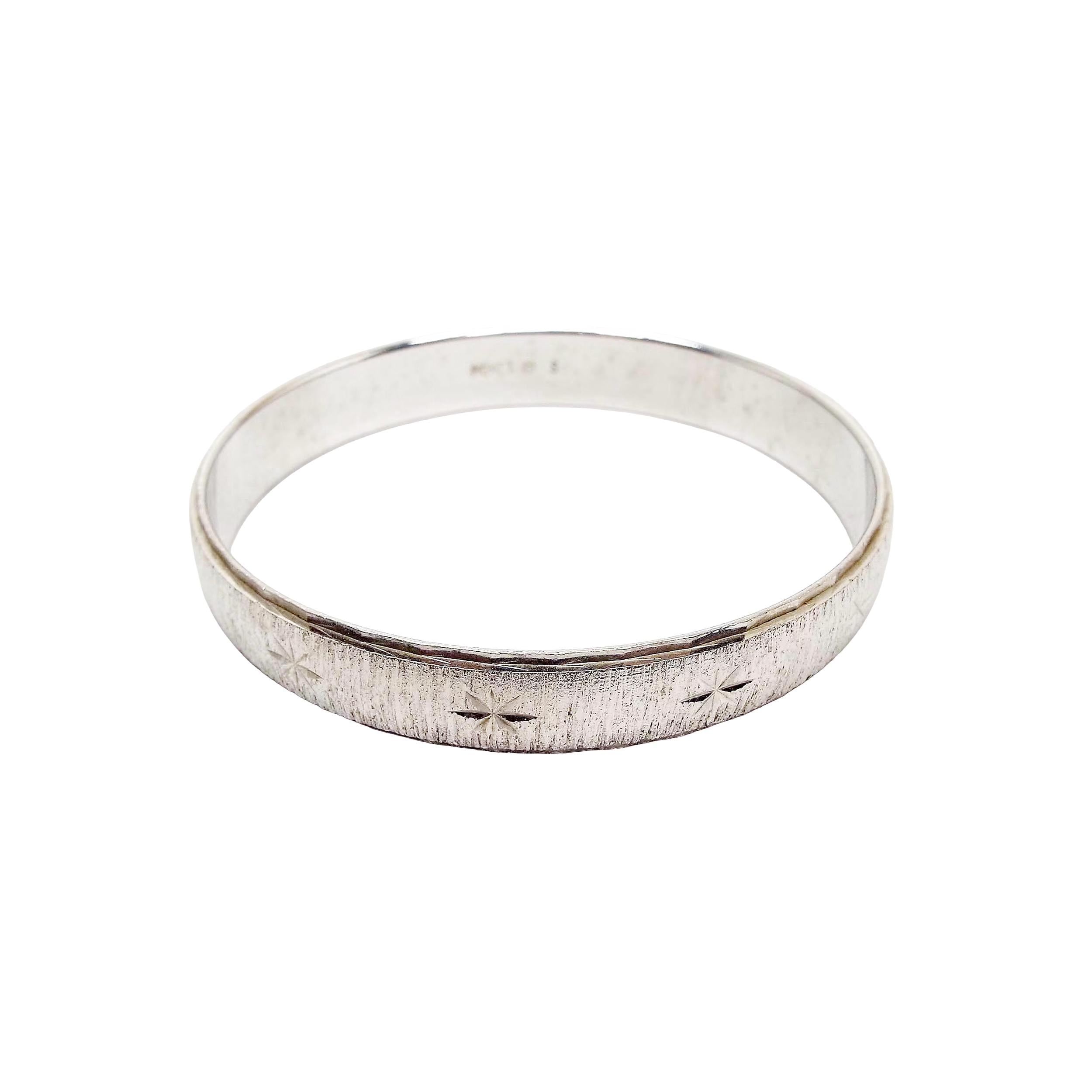 Vintage Monet Atomic Starburst Silver Tone Bangle Bracelet - Etsy