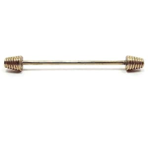 Spiral Style Cone End Vintage Collar Bar Stay
