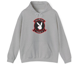 VMAQ-2 Playboys Hoodie: Unisex Cozy Loungewear Sweatshirt