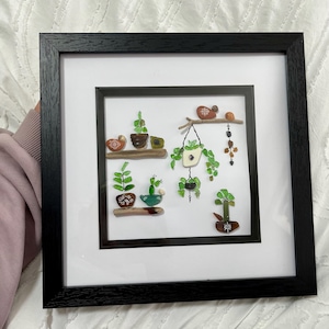 Sea glass art