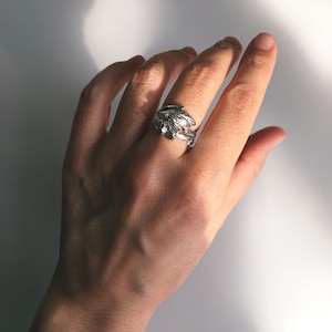 Handcrafted Sterling Silver Ring - Contemporary Art Jewelry - Handmade Silver Ring - Modern Jewelry