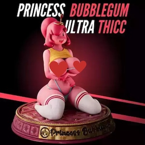 Prinncess Babblagum Figure | 3D Painted and Unpainted Figures | Action Figurines | Miniature Scupulture | Gift Figurine