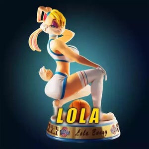 Lala Bunny New Version | 3D Painted and Unpainted Figures | Action Figurines | Miniature Scupulture | Home Decor | Gift Figurine