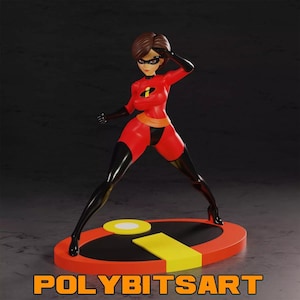 Elestigirl Figure | 3D Painted and Unpainted Figures | Action Figurines | Miniature Scupulture | Home Decor | Gift Figurine