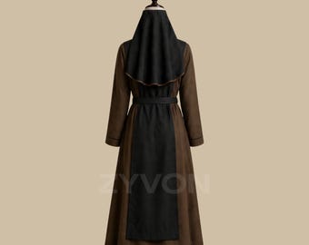 brown nun dress Catholic Habit Dress, Modest Religious Clothing Women, Church Uniform Dress, Nun Costume Women the Basilica Franciscan Sisters