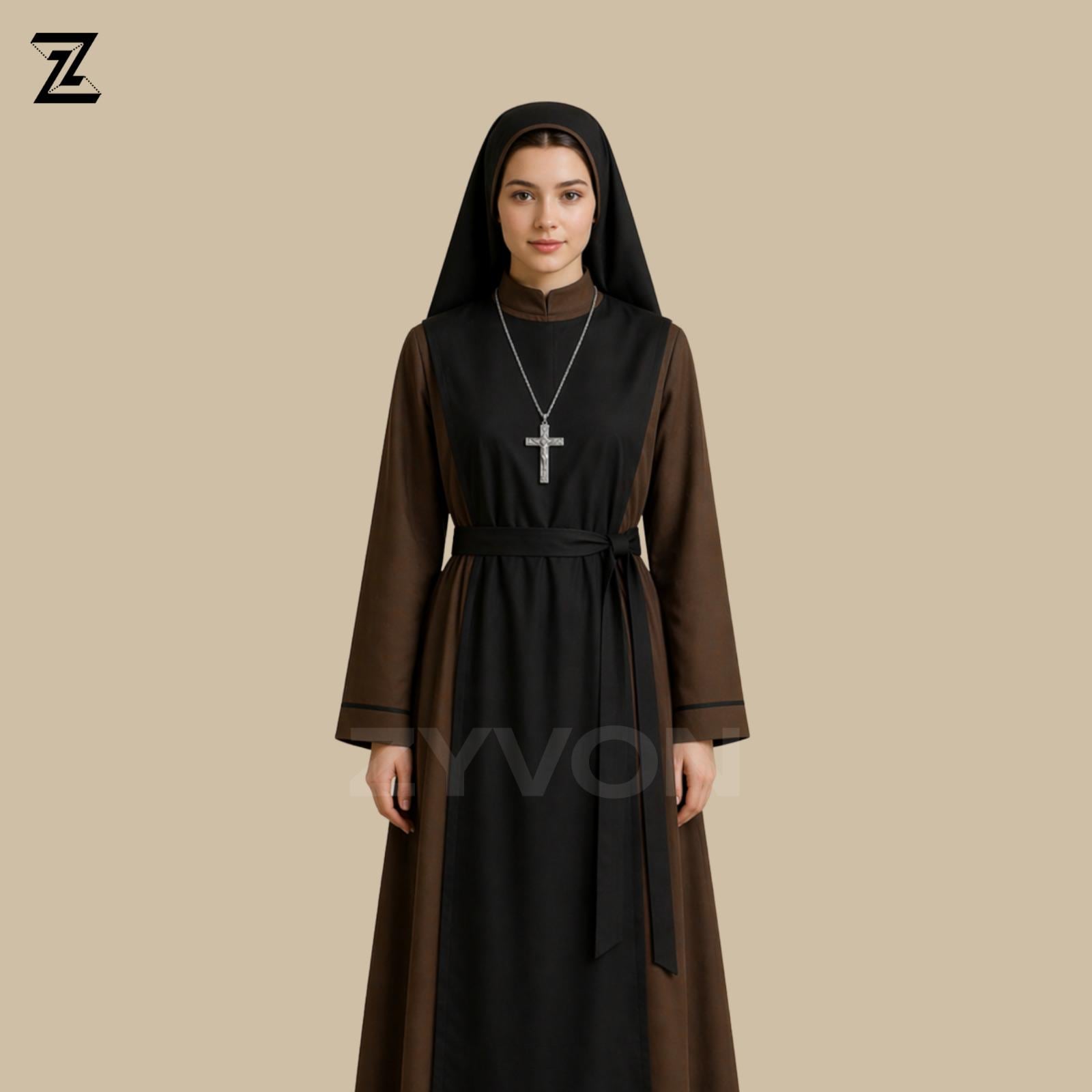 brown church dresses for women For Her Women Dress 82045-Cognac, cognac / Large main image 1
