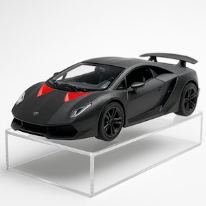 Lamborghini Sesto Elemento Diecast Toy 1:38 Pull Action Black