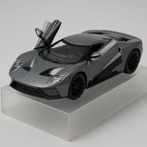 5" 2017 Ford GT 1:38 Scale Diecast Model Toy Car- GREY