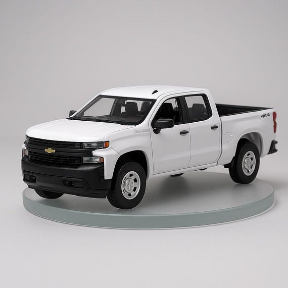 1:64 2019 Chevrolet Silverado 1500 White - Etsy