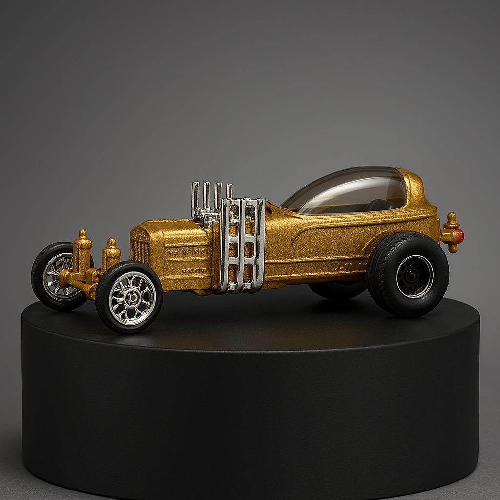 FRED GWYNNE AS "HERMAN MUNSTER" IN THE "DRAG-U-LA" CAR - 8X10 - Foto 5