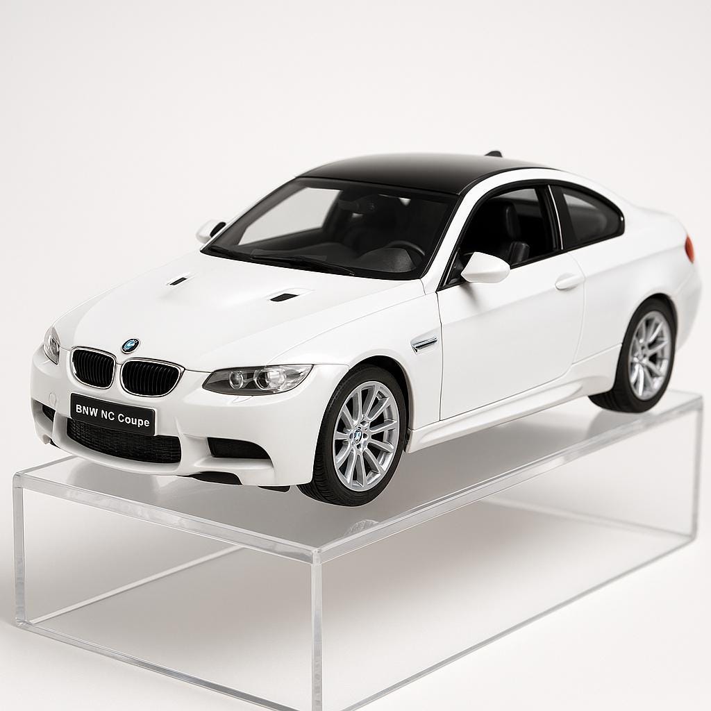 BMW M3 Coupe E92 2 Door 1:36 Diecast Model White Toy Car - Etsy