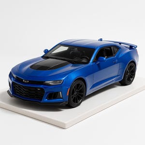 5" 2017 Chevrolet Camaro ZL1 Diecast Model Toy Car 1:38 Chevy -BLUE