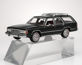 1:64 1986 Ford LTD Crown Victoria Wagon Black - Etsy