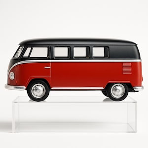 5&quot; 1962 VW Volkswagen Classical Bus Diecast Model Toy 1:32- Red