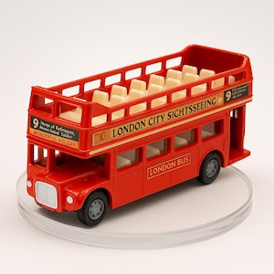 Vintage London Bus Toy - Etsy