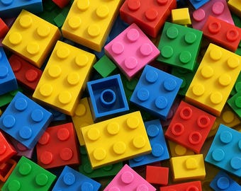 LEGO® Bulk Lot 150 Basic Bricks 1x2 2x2 2x3 2x4 Mixed Colors