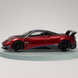 5&quot; Pagani Huayra BC Livery Edition Diecast Model Toy Car 1:38 Red