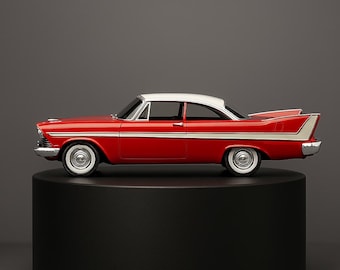Danbury Mint 1/24 Scale 1958 Plymouth Fury - Diecast Model Replica