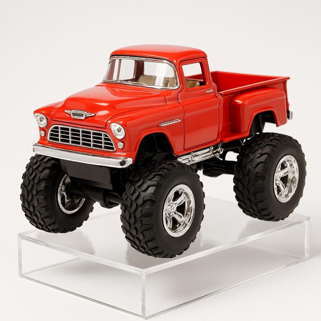 1955 Chevy Stepside Monster Truck – 1/32 1955 Chevy Stepside Monster Truck – 1:32 Diecast Collectible Model