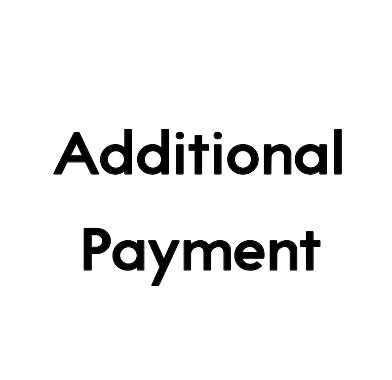 Additional Payment image 1