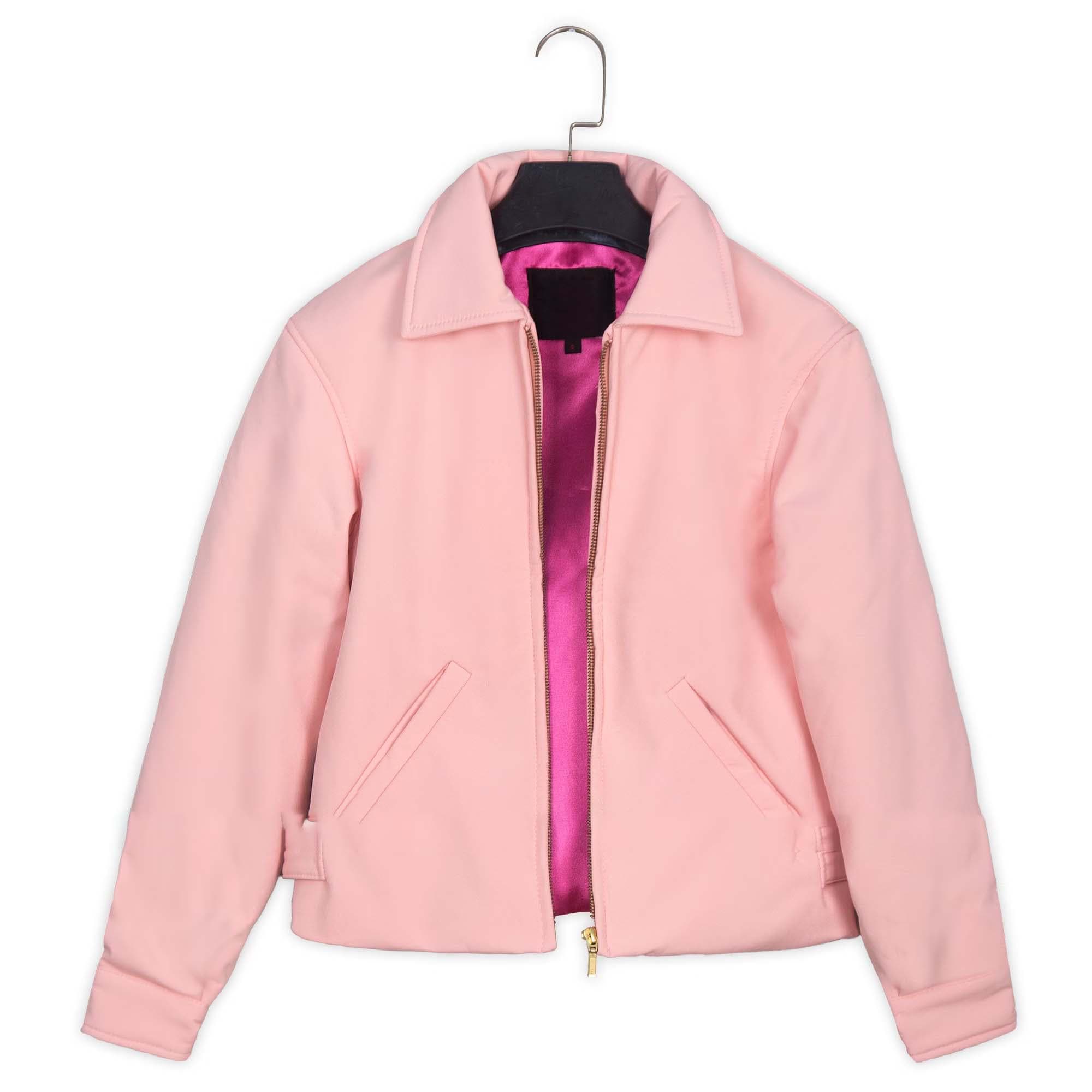 Handmade Pink Ladies Cotton Jacket: Grease Retro Style - Etsy