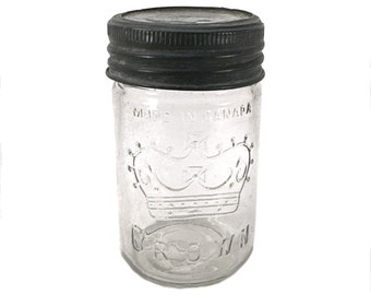 Crown Mason Jar Made in Canada Corona Lid Pint