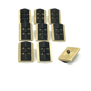 5pc 40mm Assorted Large Rectangular Sewing Buttons for Crafts 