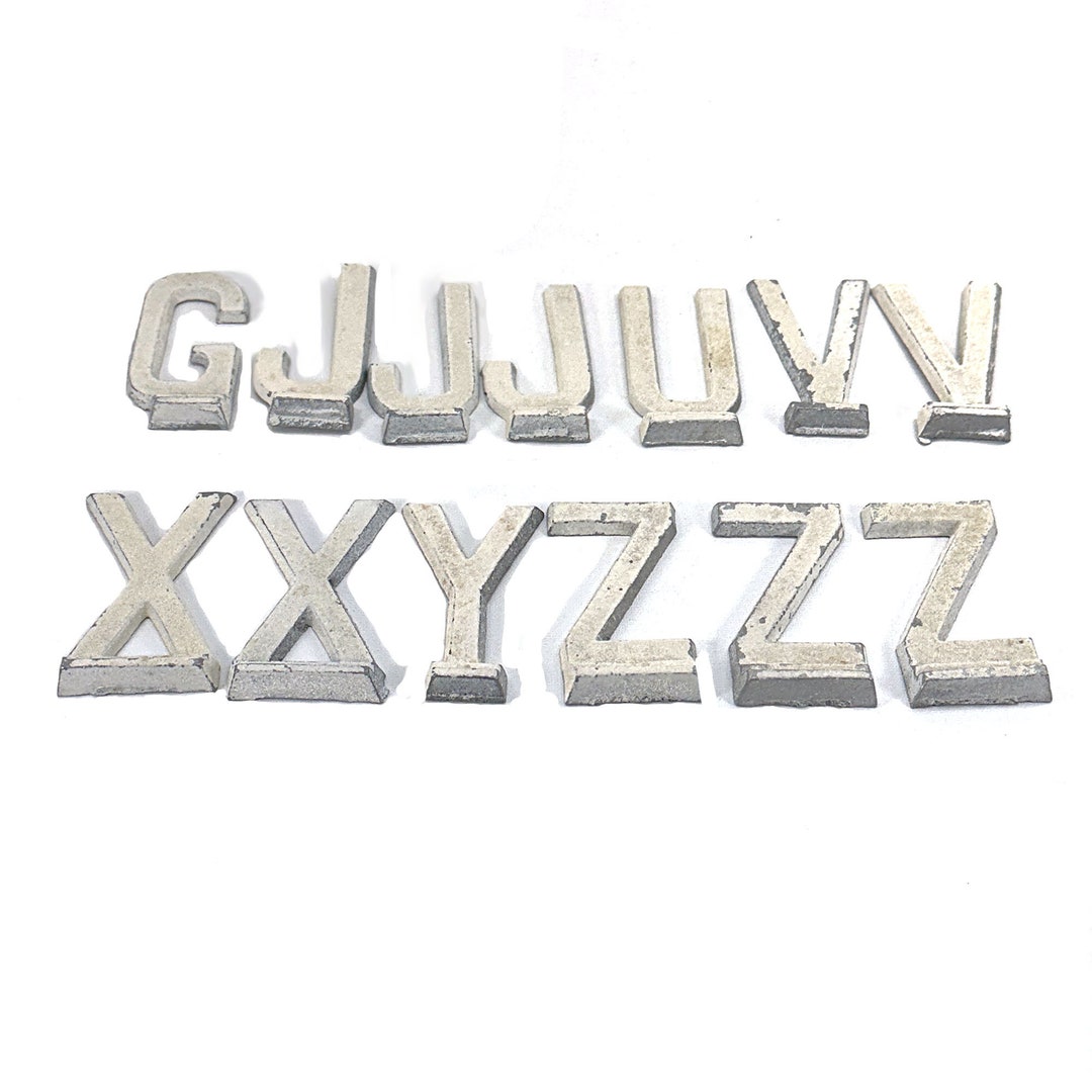 Vintage Reflective Mailbox Letters - Etsy