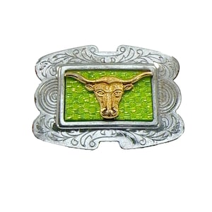 Vintage Longhorn Belt Buckle