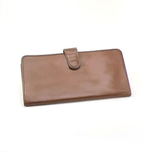 Vintage Coach Brown Leather Wallet