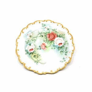 Vintage Hand Painted Porcelain Plate Schumann Germany
