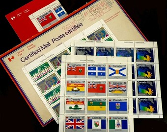 Canadian 1979-1981 Postage 17 cents stamps celebrating the Provinces and Territories