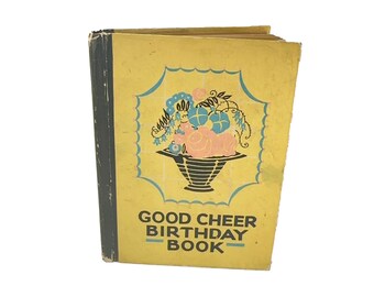 Good Cheer Birthday Book 1931